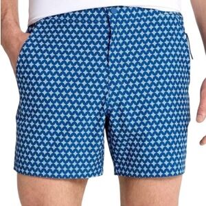 VRST Resort Shorts Mens XL Blue 6" Inseam Relaxed Fit Stretch Performance UV NWT